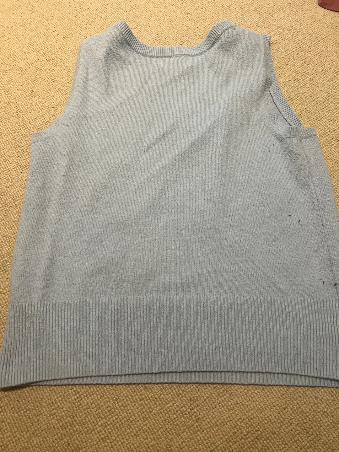 Old Navy Light Blue V-Neck Sweater Vest - Size Medium - photo 2