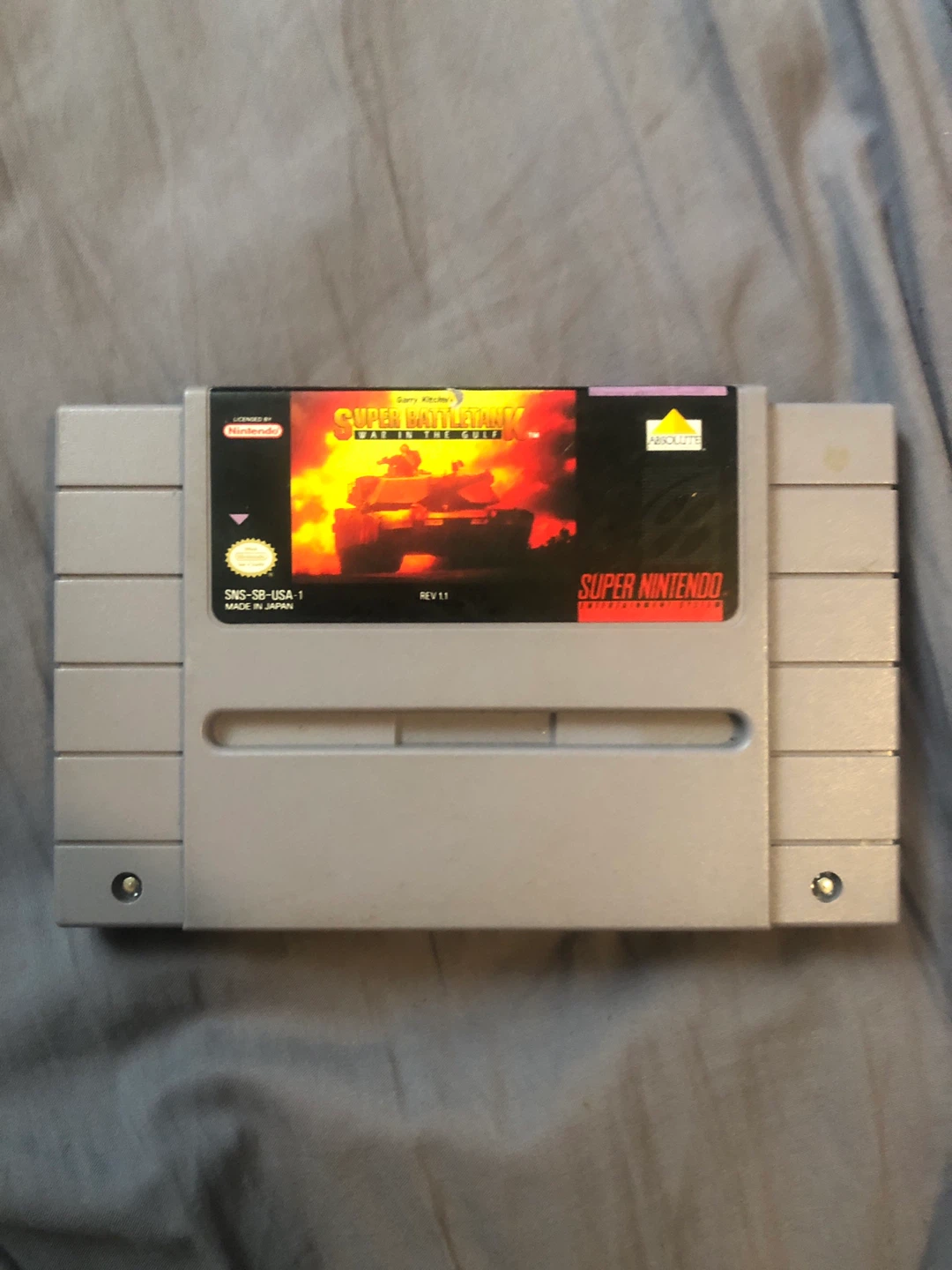 Super Battletank: War in the Gulf SNES Game