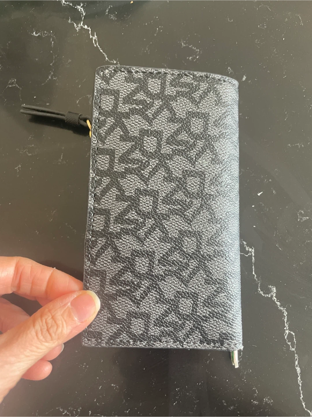 DKNY Black Logo Card Holder Wallet - photo 2