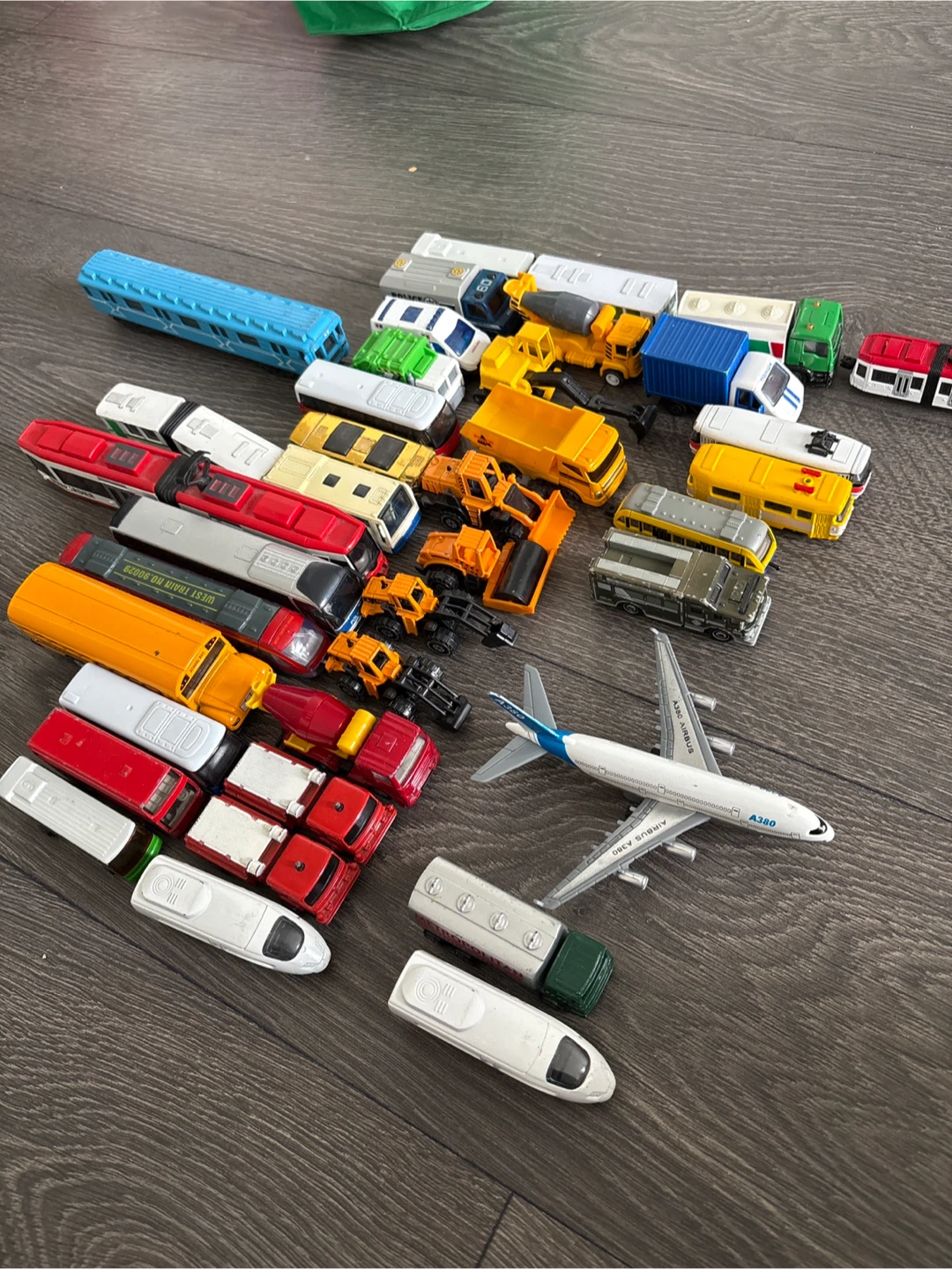 Collection of Toy Vehicles City transport