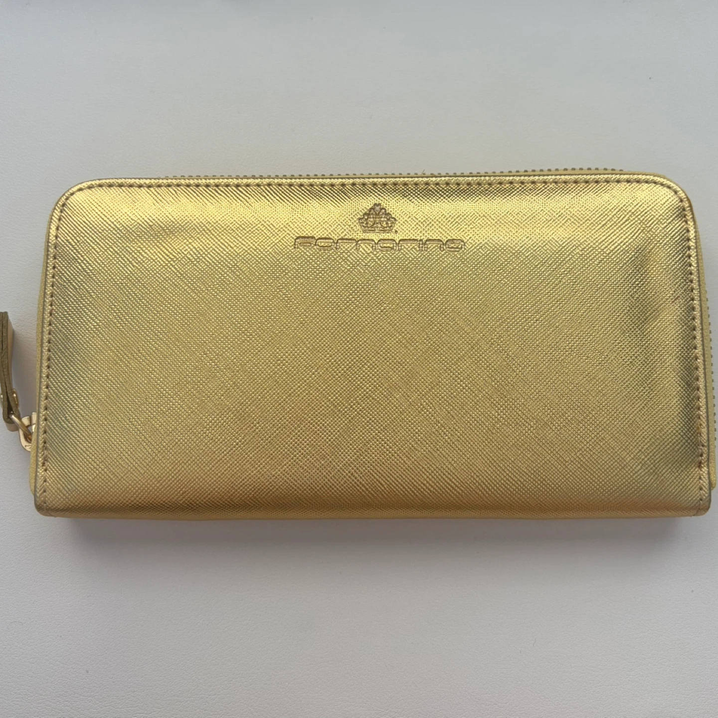 Gold Wristlet Wallet