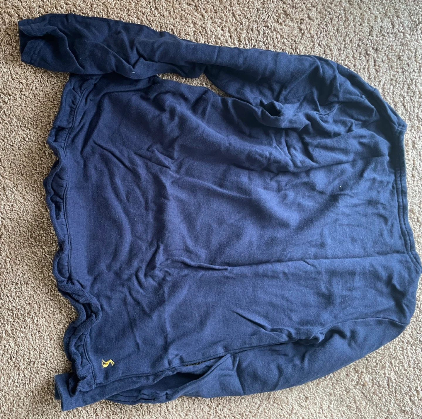 Joules Navy Long Sleeve Top - UK 8 EU 36