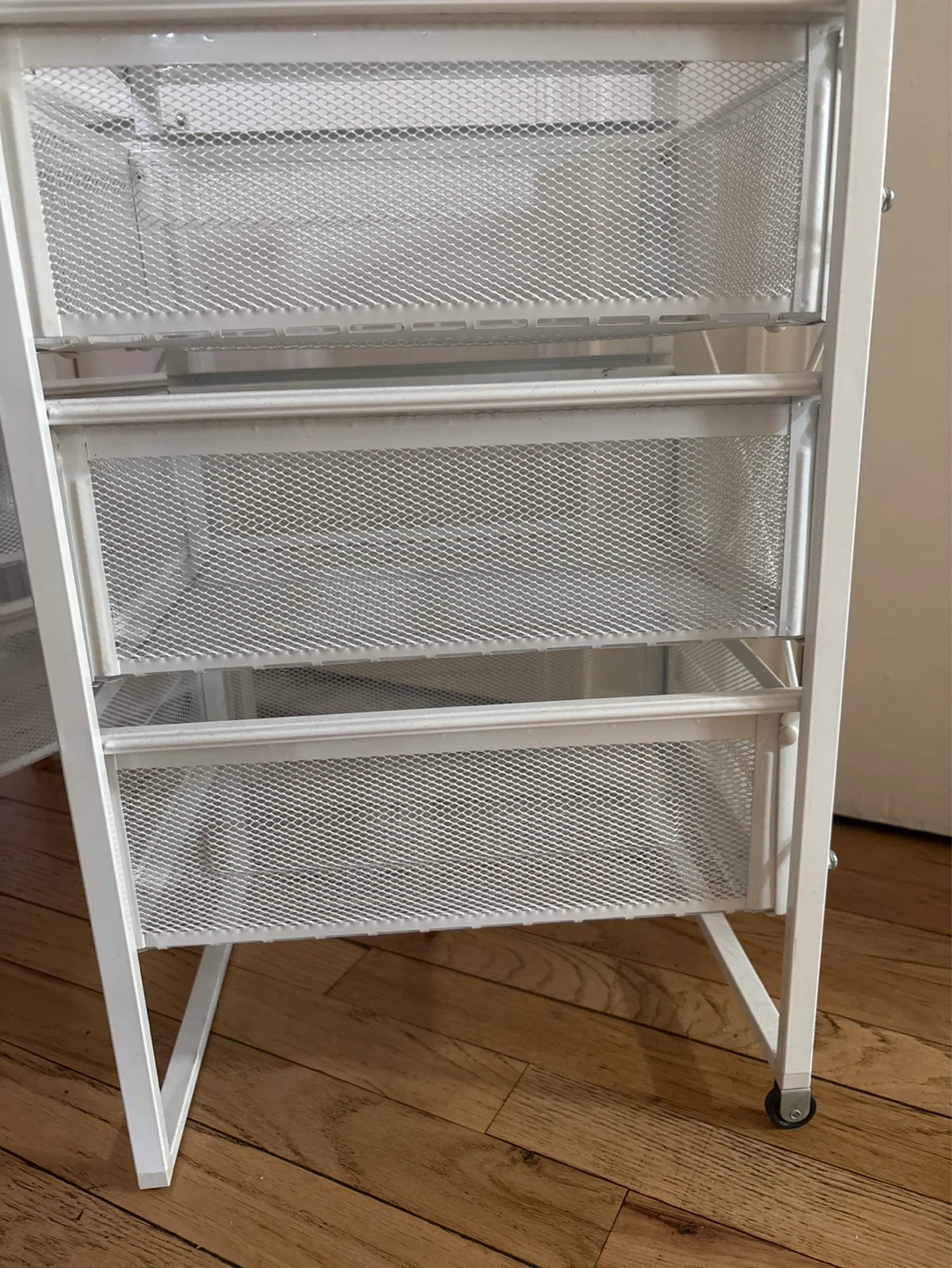 White Metal Rolling Drawer Unit (2) - photo 2