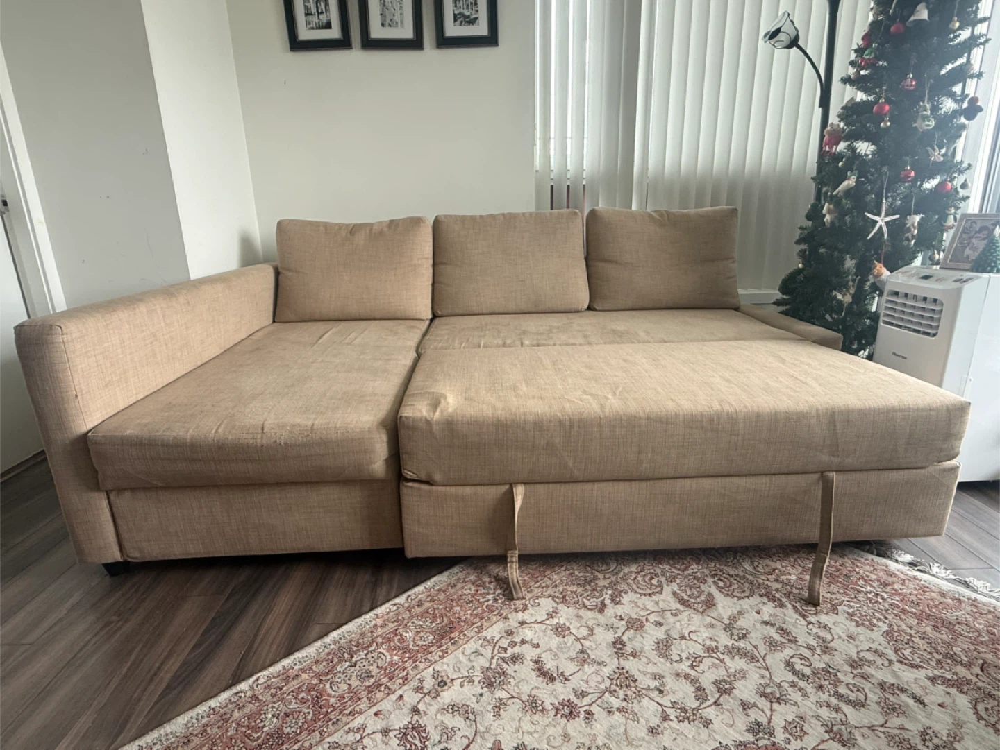 IKEA FRIHETEN Sectional Sofa Bed - Beige - photo 2
