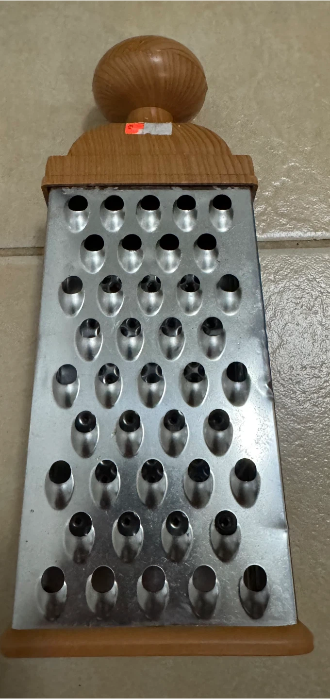 Box Cheese Grater with Wooden Handle