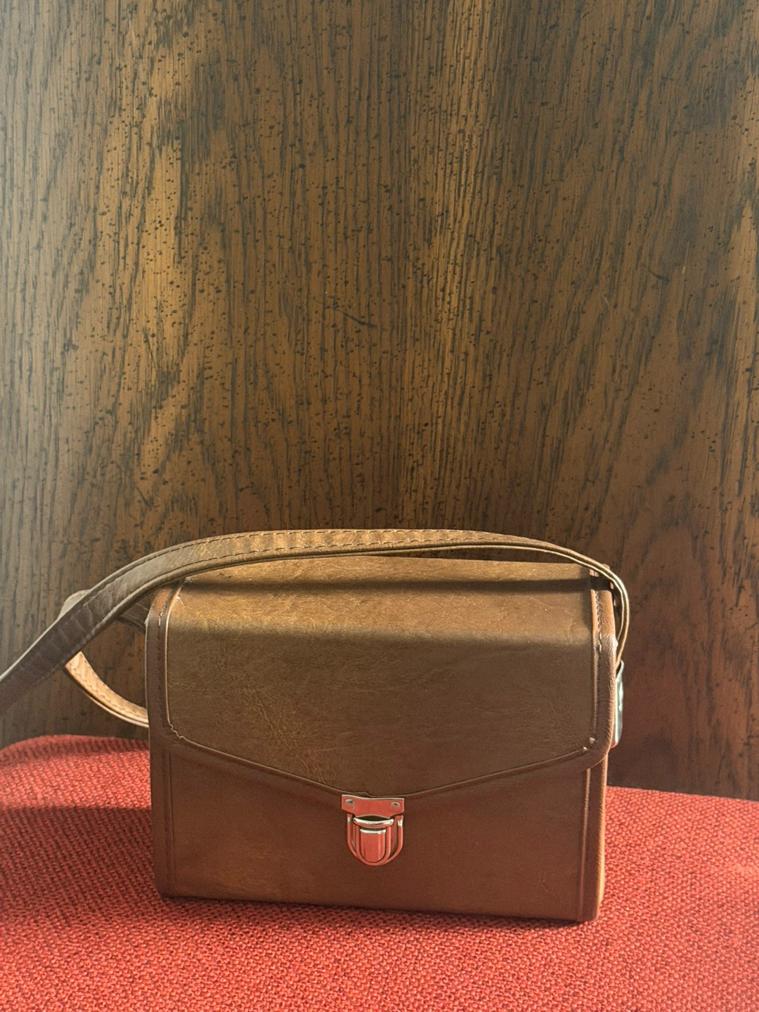 Vintage Brown Bag with Strap