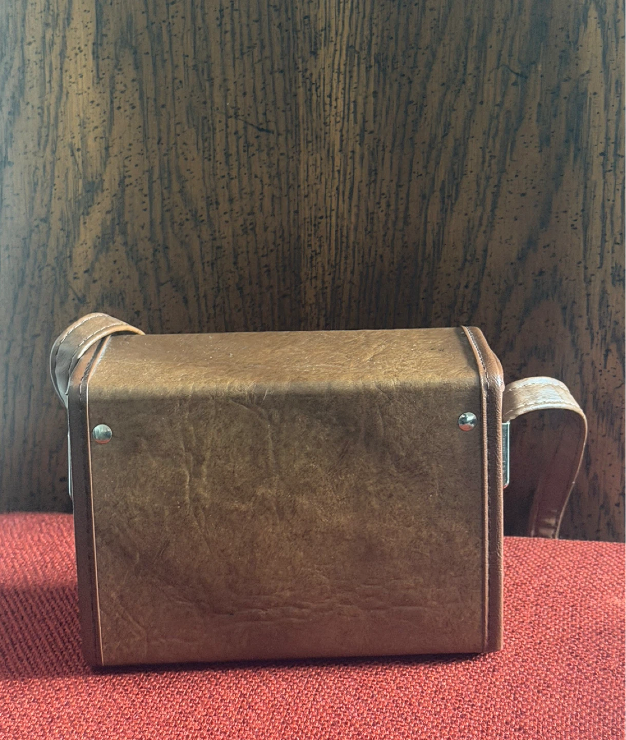 Vintage Brown Bag with Strap - photo 2