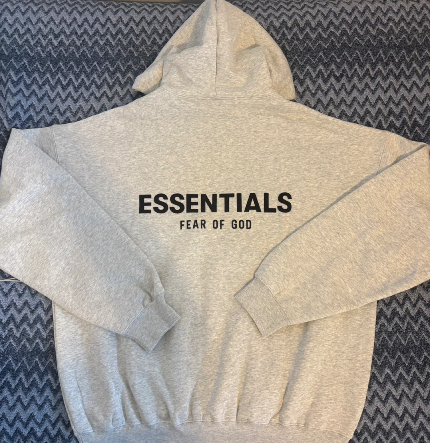 Fear of God Essentials Light Oatmeal Hoodie - photo 2