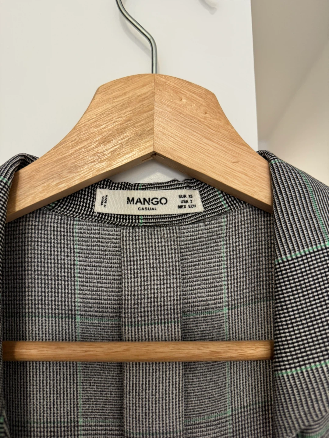 MANGO Casual-Office Plaid Wrap Dress - photo 2