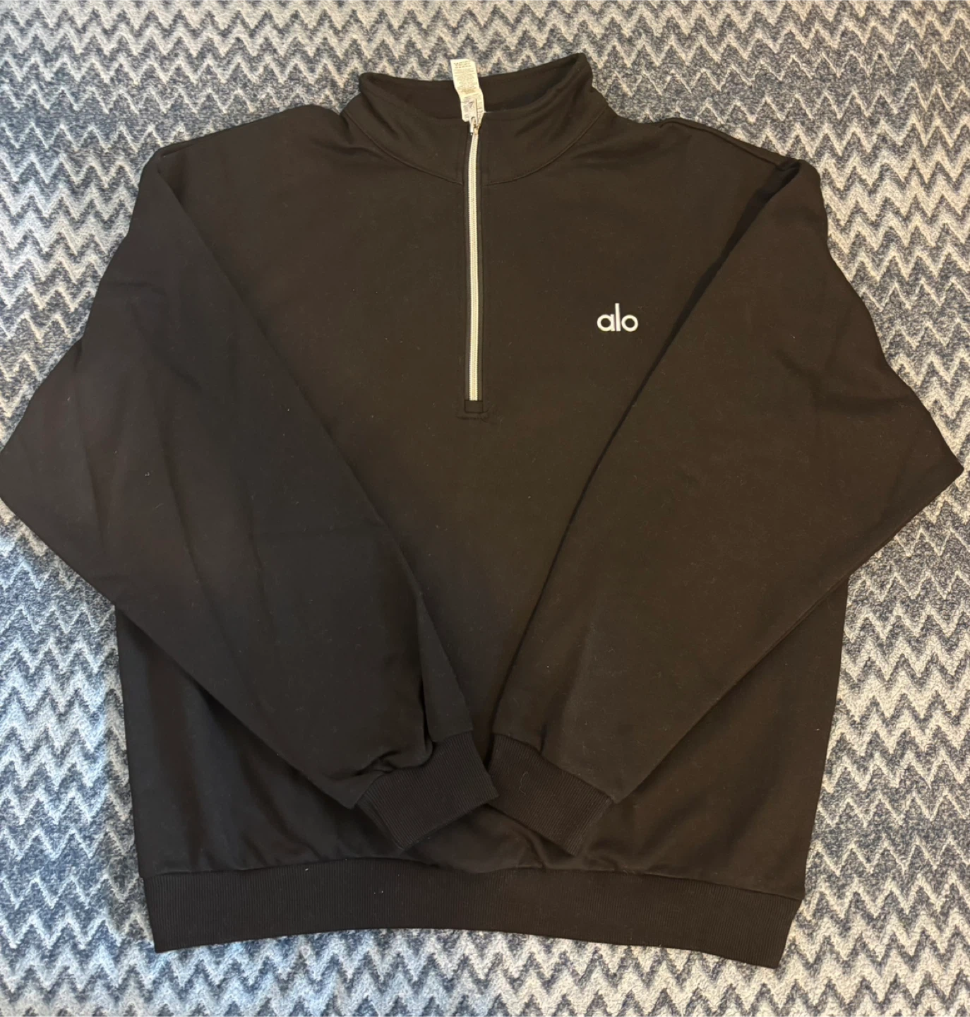 ALO 1/4 Zip ‘Black’