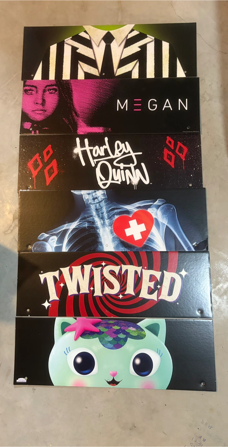 Assorted Character & Pop Culture Themed Rectangular Signs - photo 3
