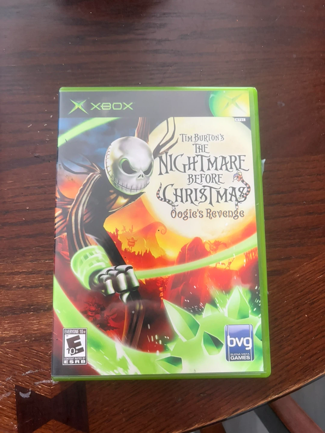Xbox The Nightmare Before Christmas Oogie's Revenge Game