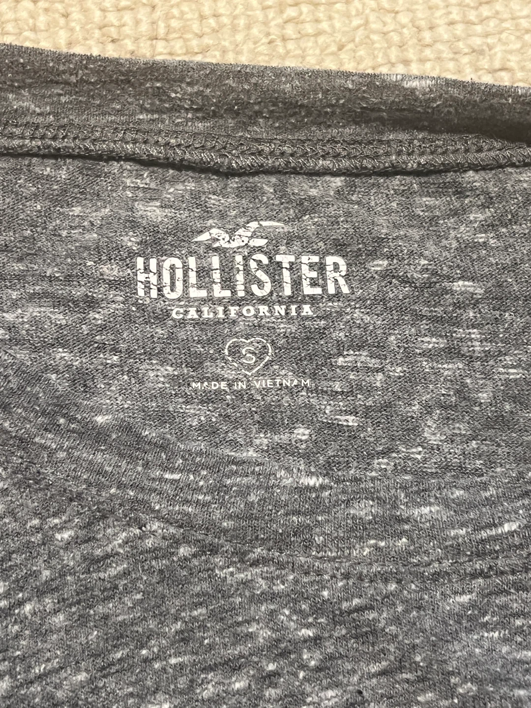 Hollister Grey Heathered Tie-Front T-Shirt - photo 2