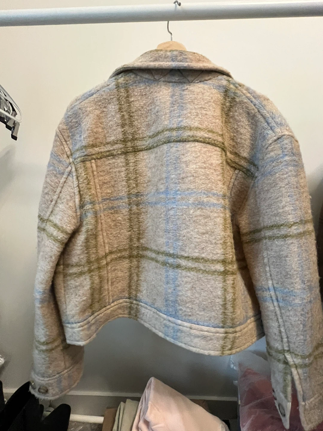 Wilfred Free Plaid Button-Up Jacket - photo 4