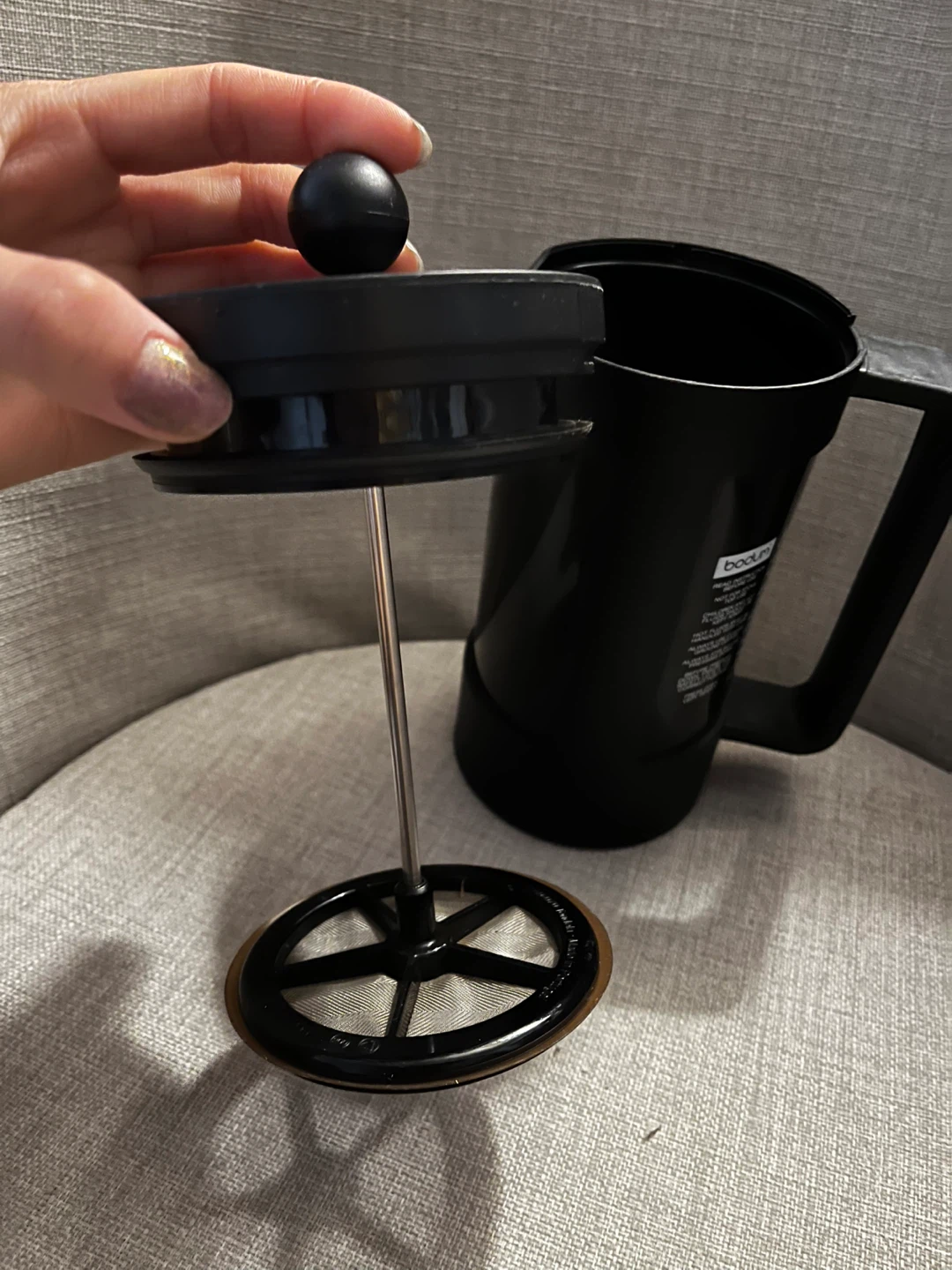 🥕Bodum Black French Press Coffee Maker - photo 4