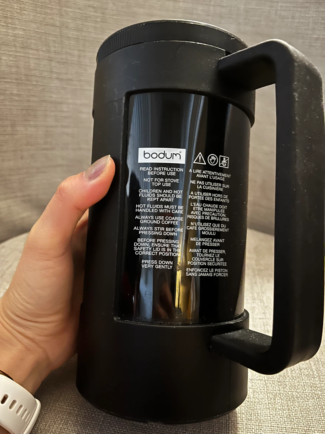 🥕Bodum Black French Press Coffee Maker - photo 2