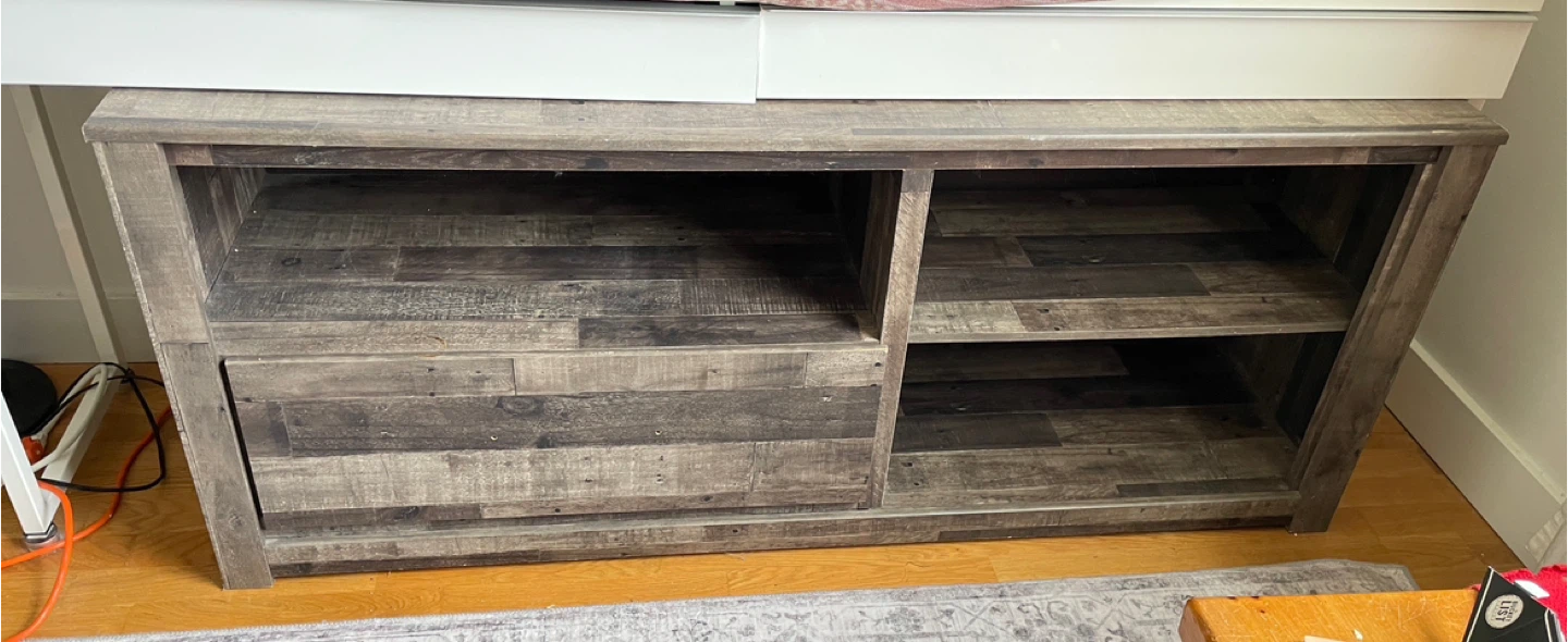 Rustic Wood Entertainment Stand/Console
