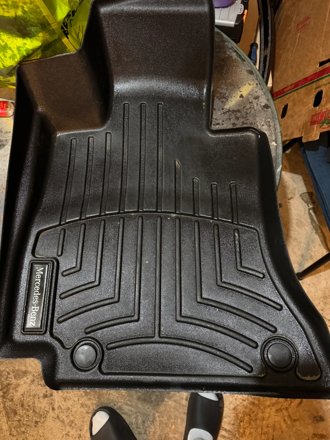 Mercedes e class driver and passenger all weather floor mats