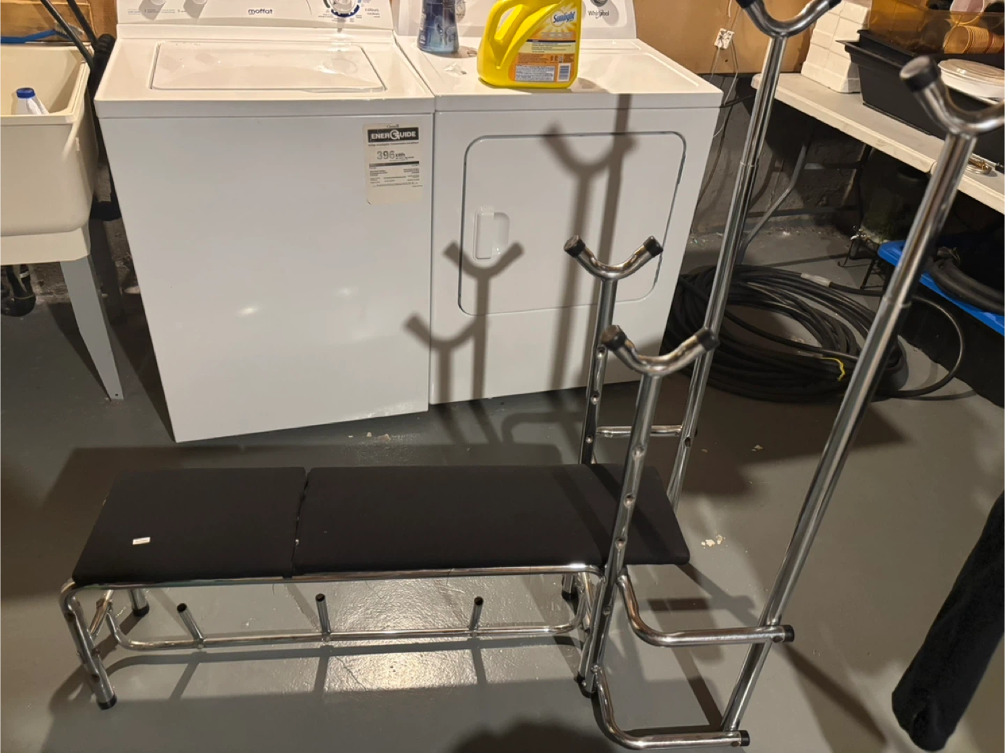 Weight Bench with Barbell Rack - photo 3