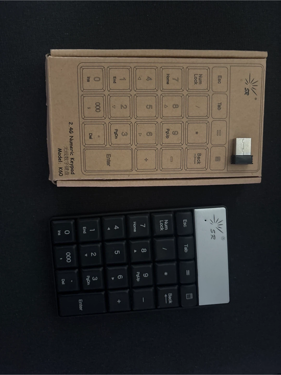 SR 2.4G Numeric Keypad Model K60 - photo 2