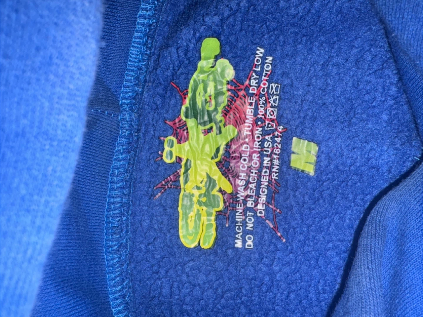 Blue Sp5der hoodie - photo 2