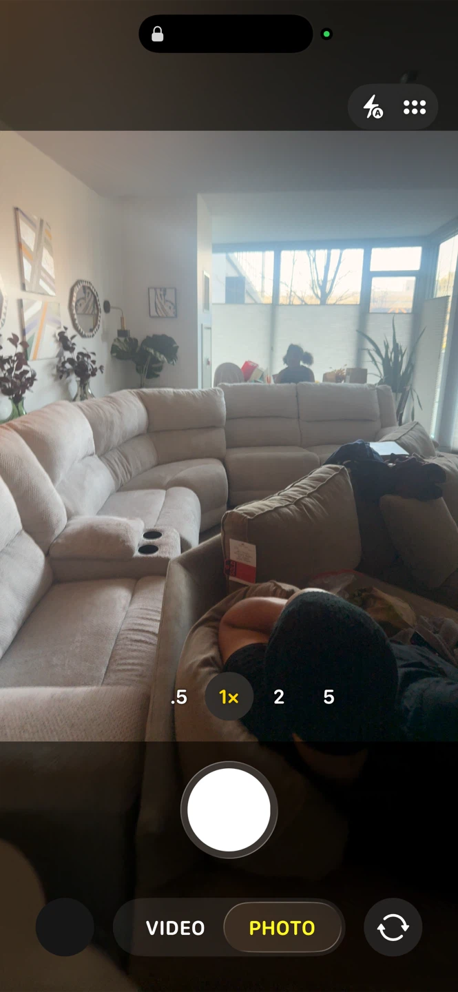 6 seater Light Beige Sectional Recliner Sofa with Cup Holders - photo 5