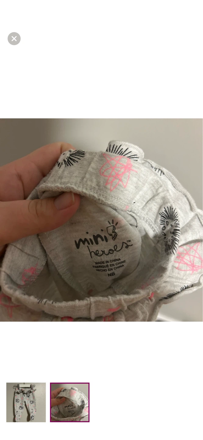 Mini Heroes Baby Footed Pajamas - Size M - photo 2