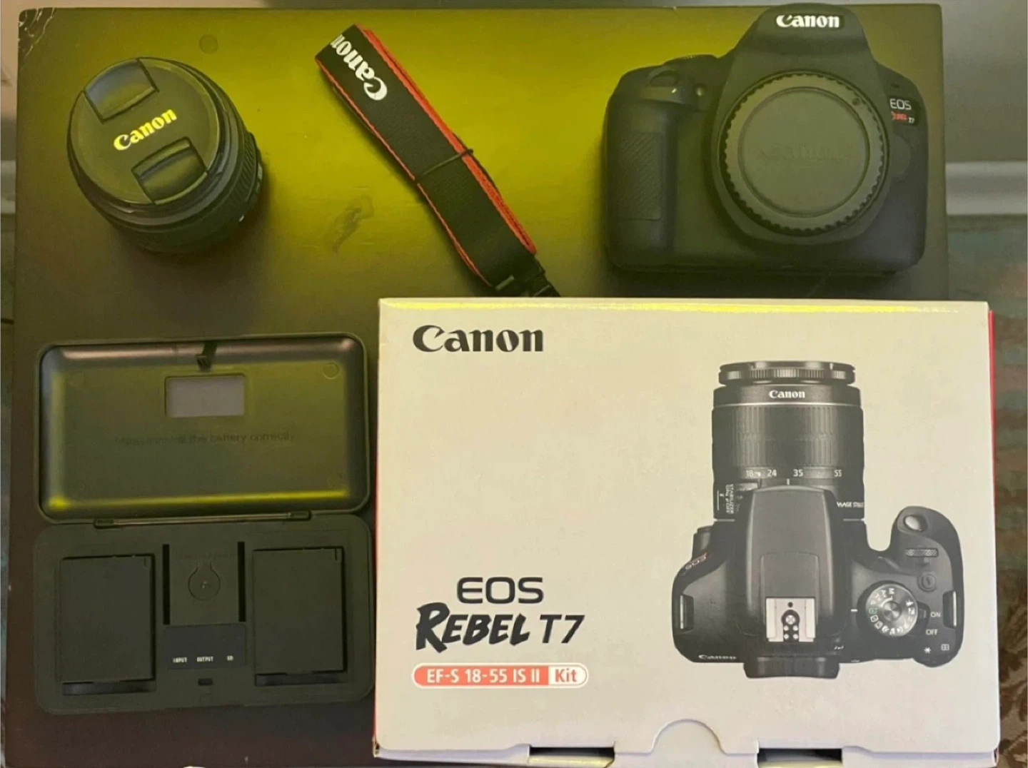 Canon EOS Rebel T7 EF-S 18-55 IS II Kit DSLR Camera - photo 2