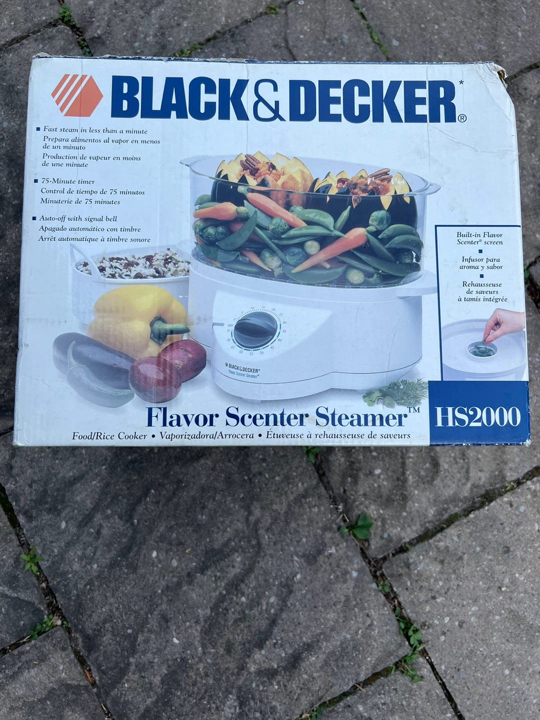 Black & Decker Flavor Scenter Steamer HS2000 Food/Rice Cooker