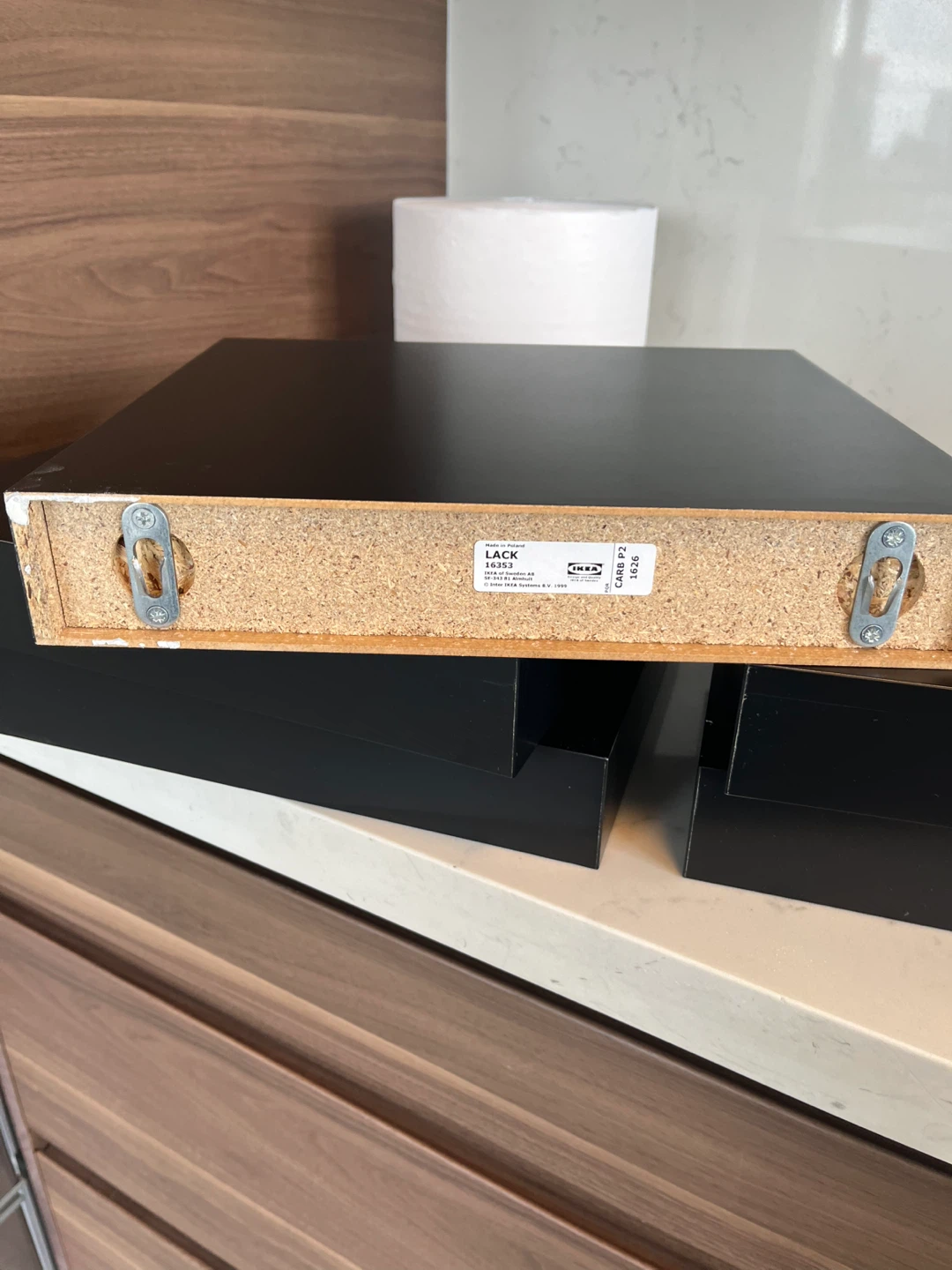 IKEA LACK Wall Shelf Black-Brown 30x26 cm - photo 2