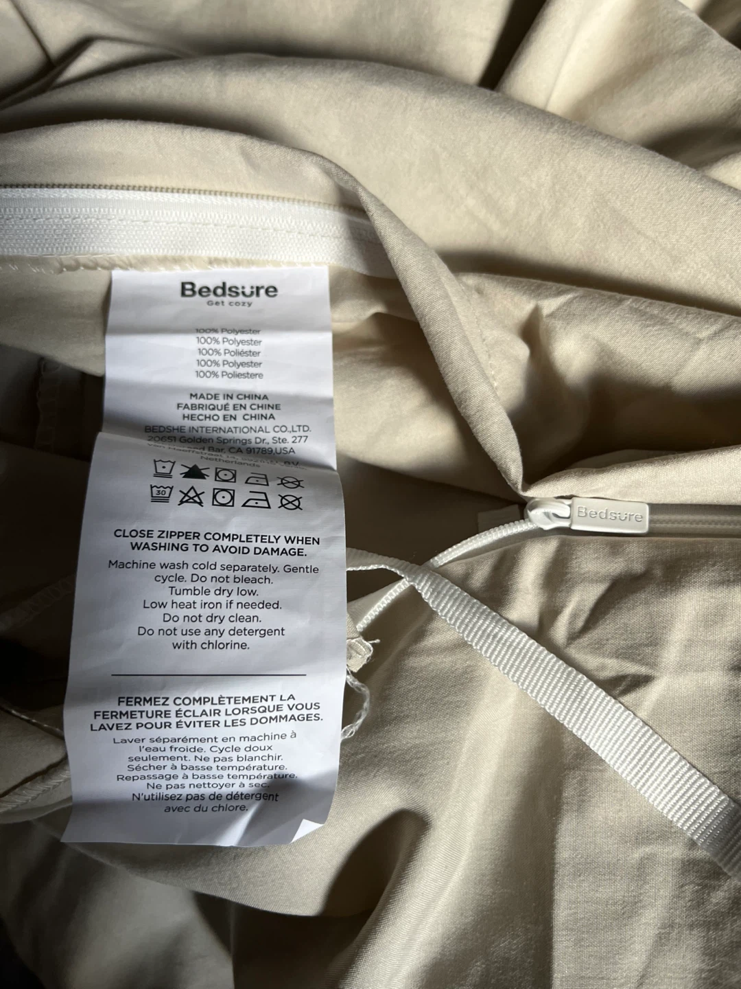 BedSure queen Duvet Cover with 2 pillow cases - photo 3
