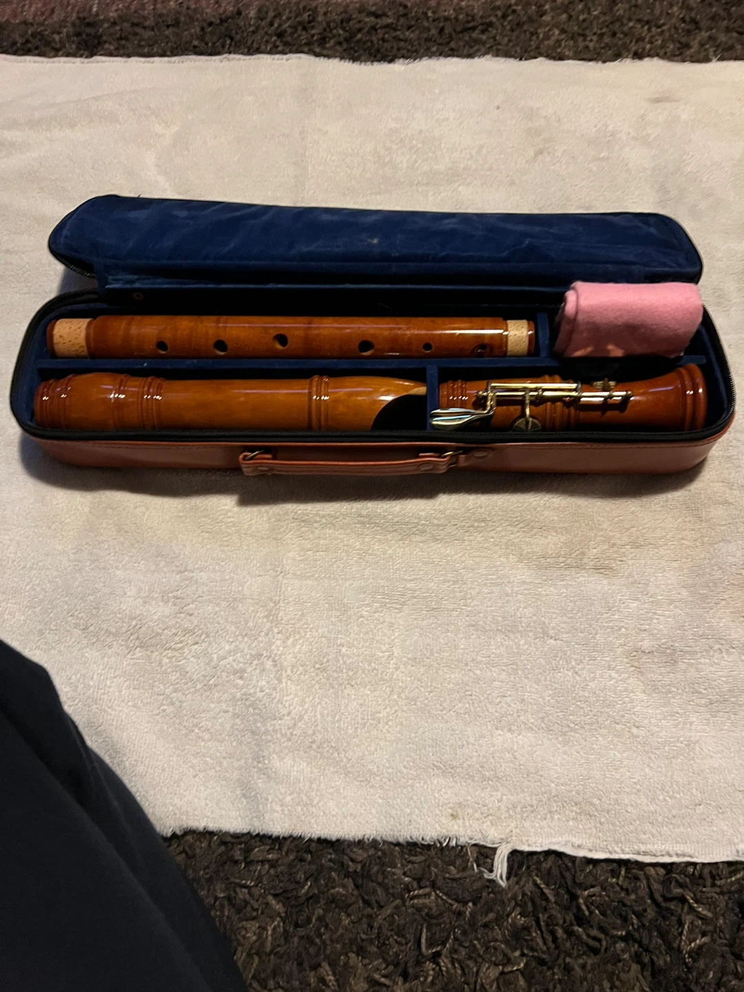 Yamaha Wooden Recorder with Case