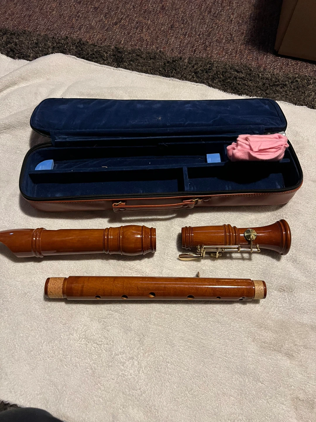 Yamaha Wooden Recorder with Case - photo 4