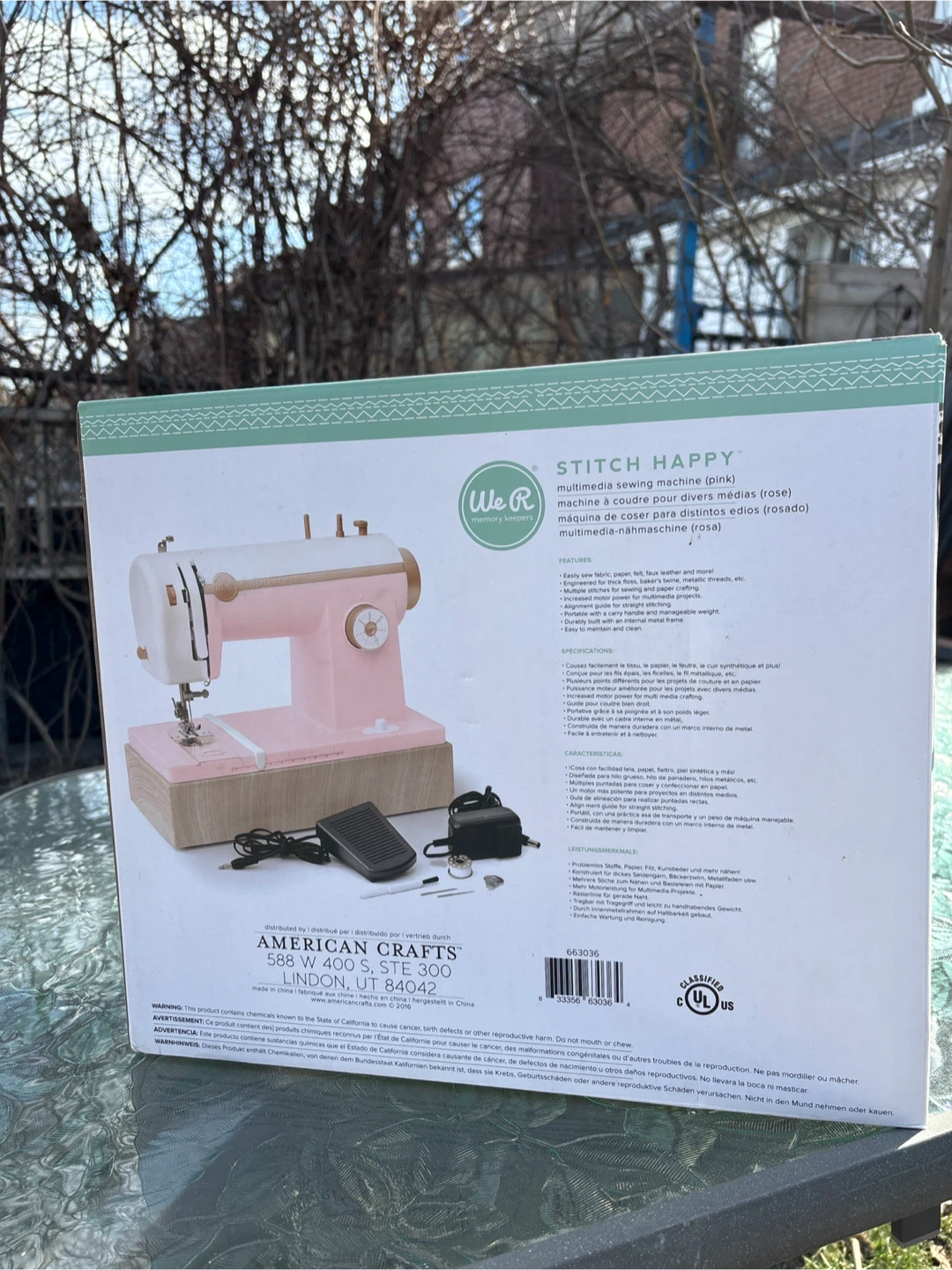 We R Memory Keepers Stitch Happy Sewing Machine (Pink)