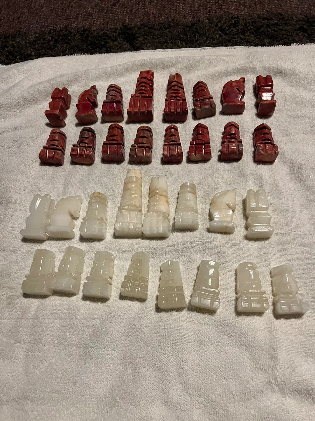 Marble Chess Set with Stone Board - photo 3