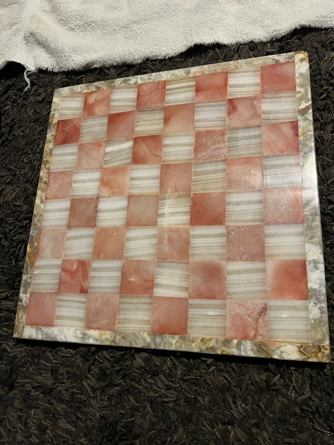 Marble Chess Set with Stone Board