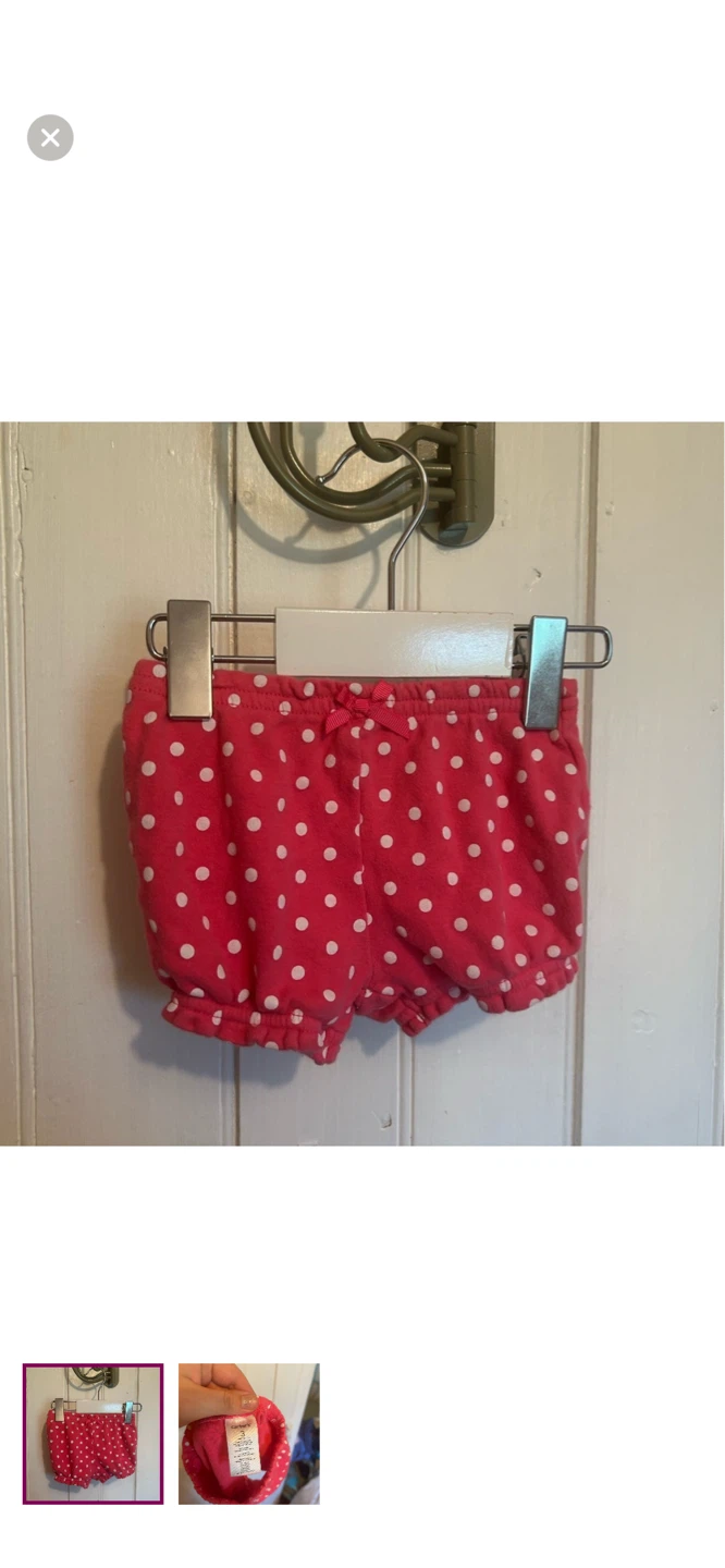 Carter's Pink Polka Dot Baby Bloomers - 3 Months