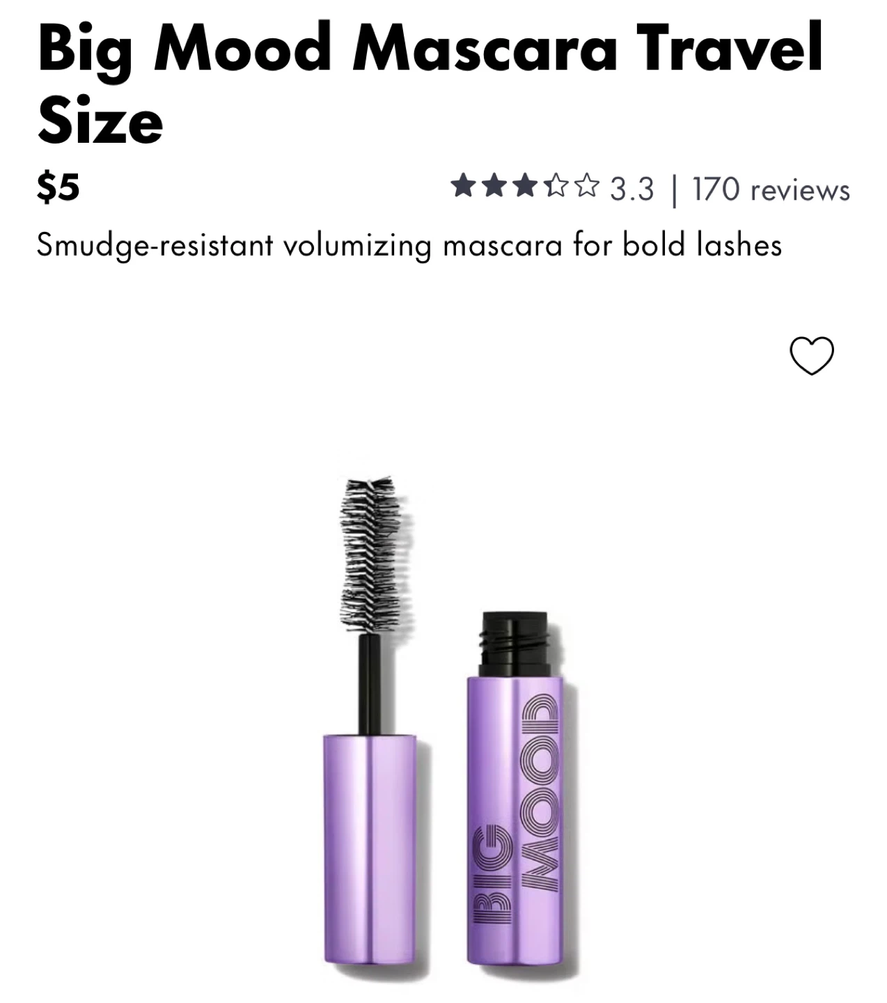 🥕e.l.f. Big Mood Mascara Travel Size (2 pack) - photo 5