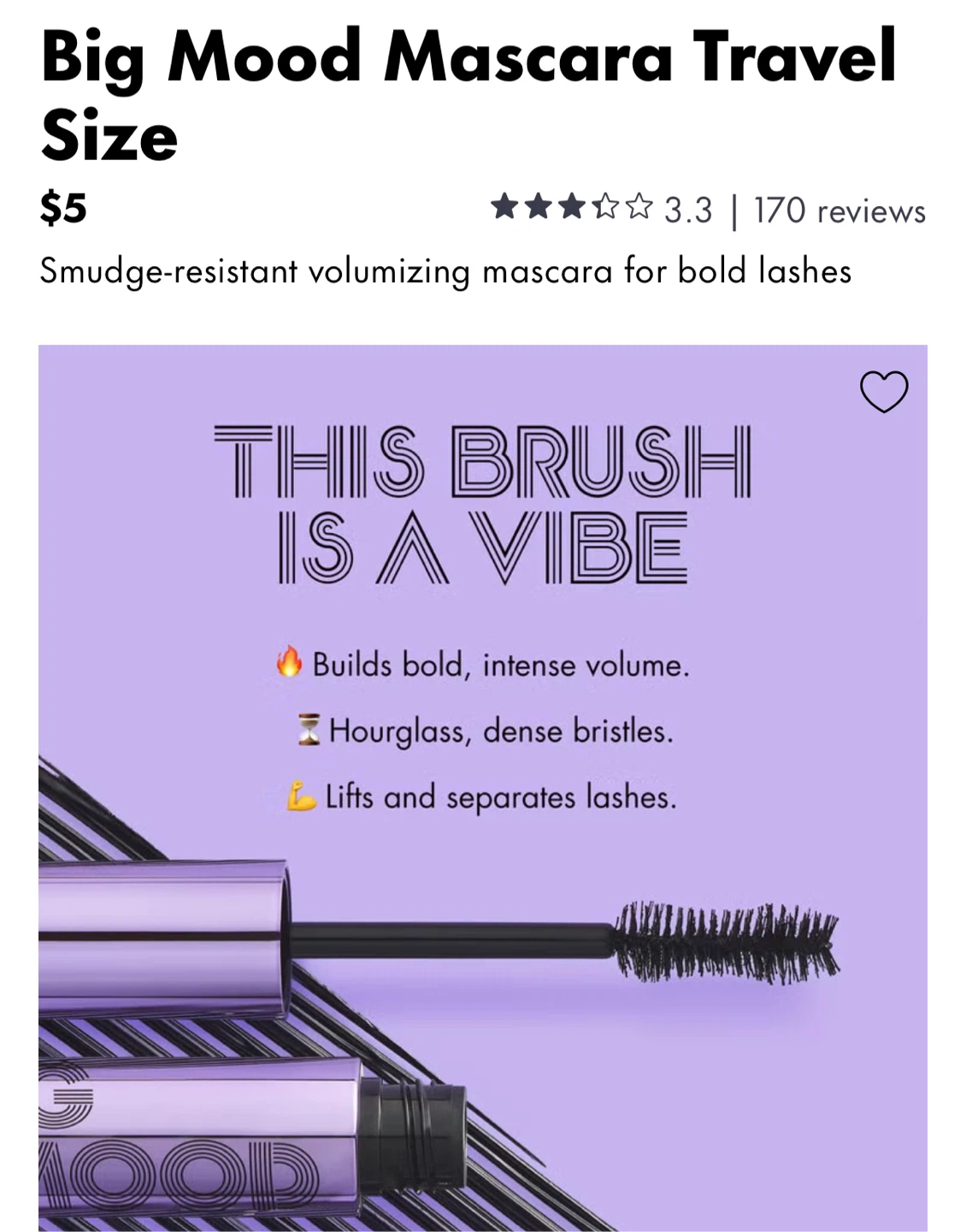 🥕e.l.f. Big Mood Mascara Travel Size (2 pack) - photo 4