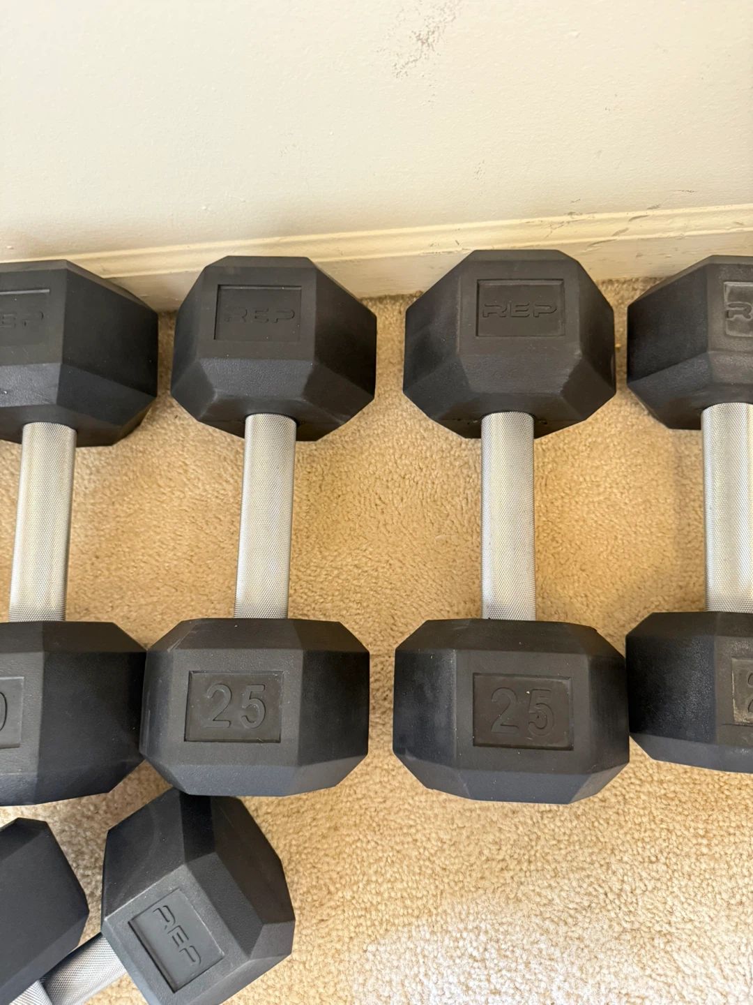 REP Fitness Hex Dumbbells Set - 15lb to 35lb - photo 4