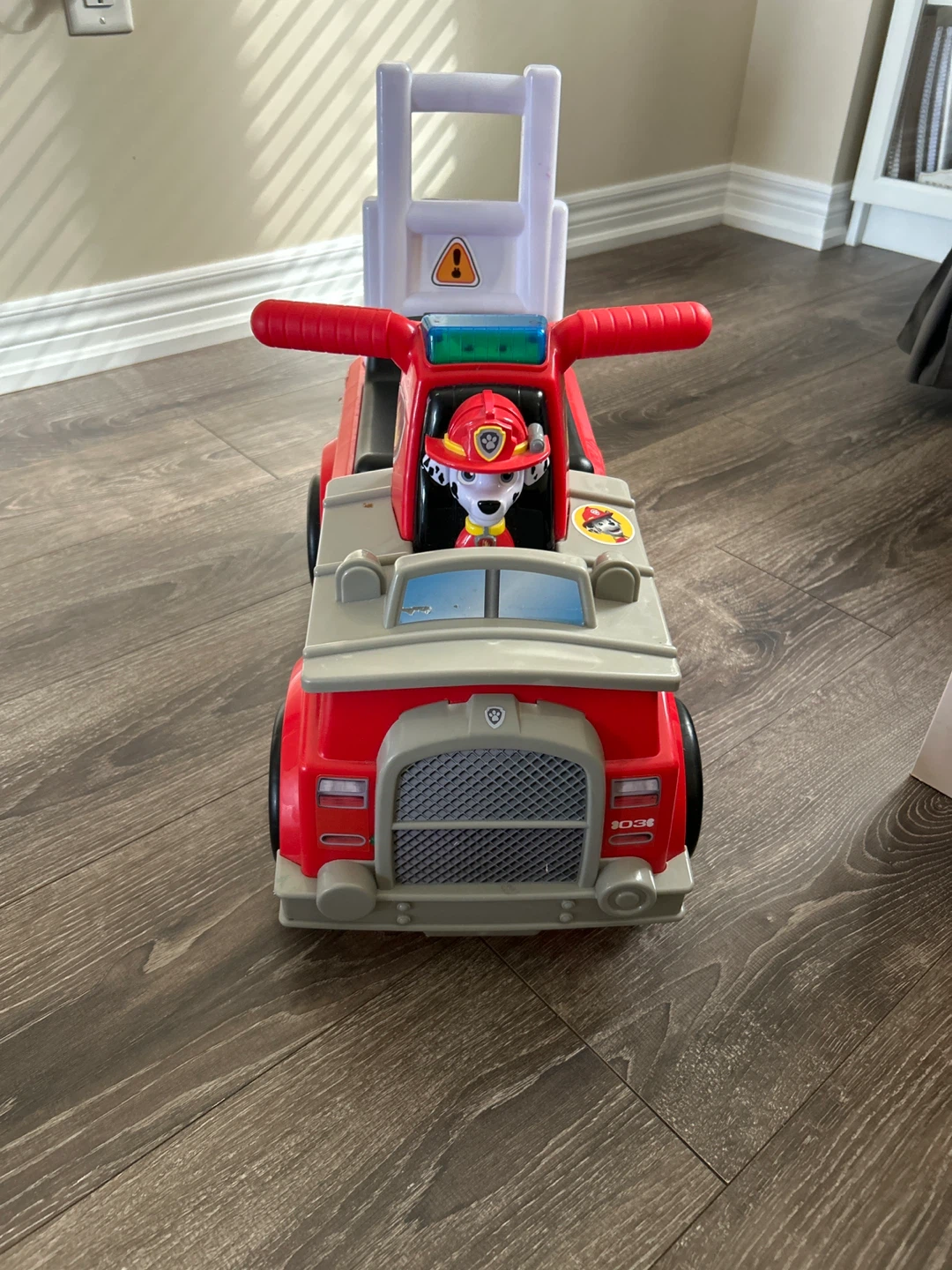Paw Patrol Marshall Ride-On Fire Truck Toy