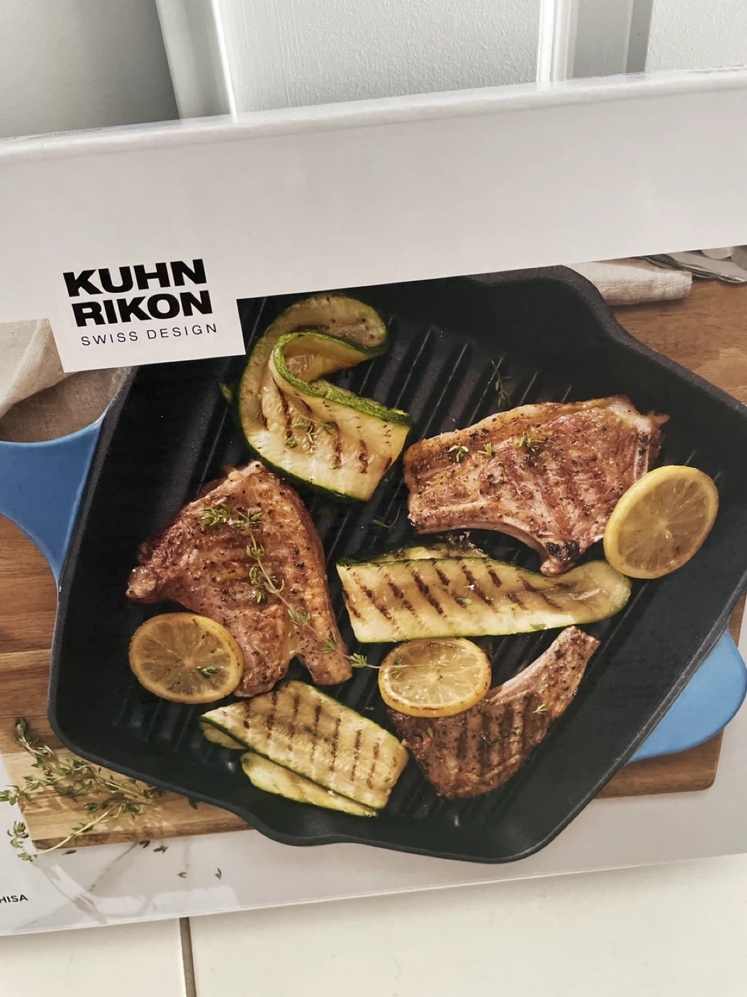 Brand new Kuhn Rikon Cast Iron Grill Pan 26cm - photo 2