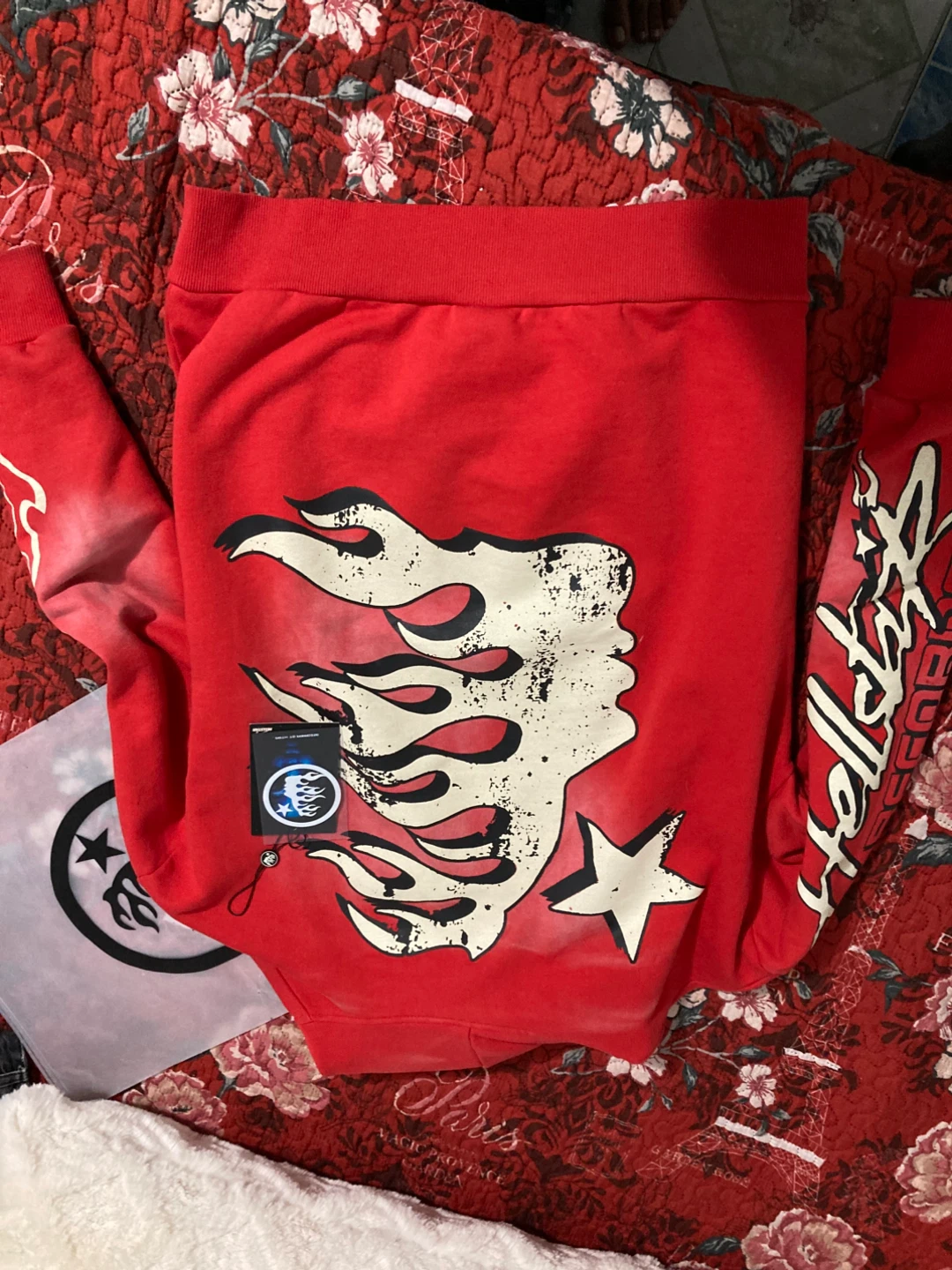 Hellstar Records Flame Hoodie - photo 2