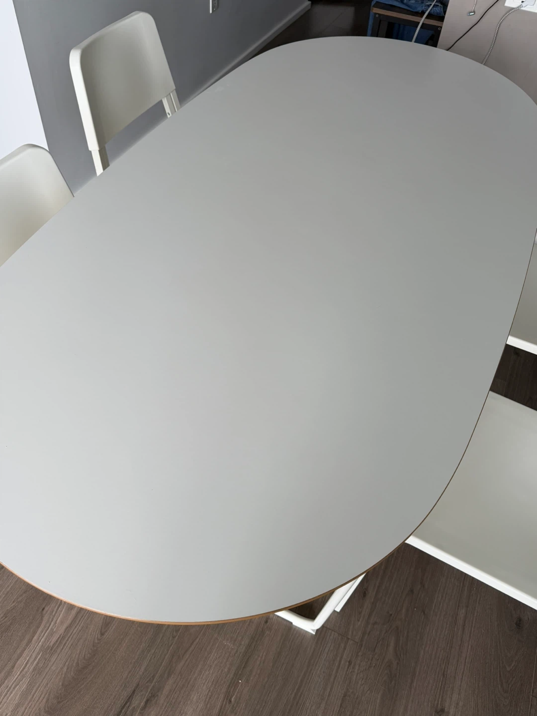 White Dining Table and Chairs Set