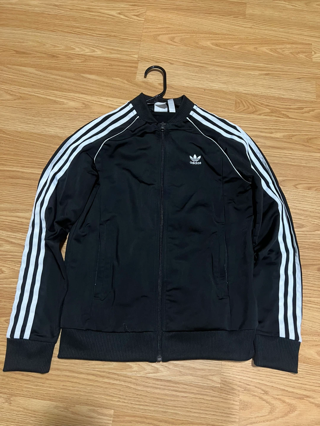 Adidas Track Jacket Black White