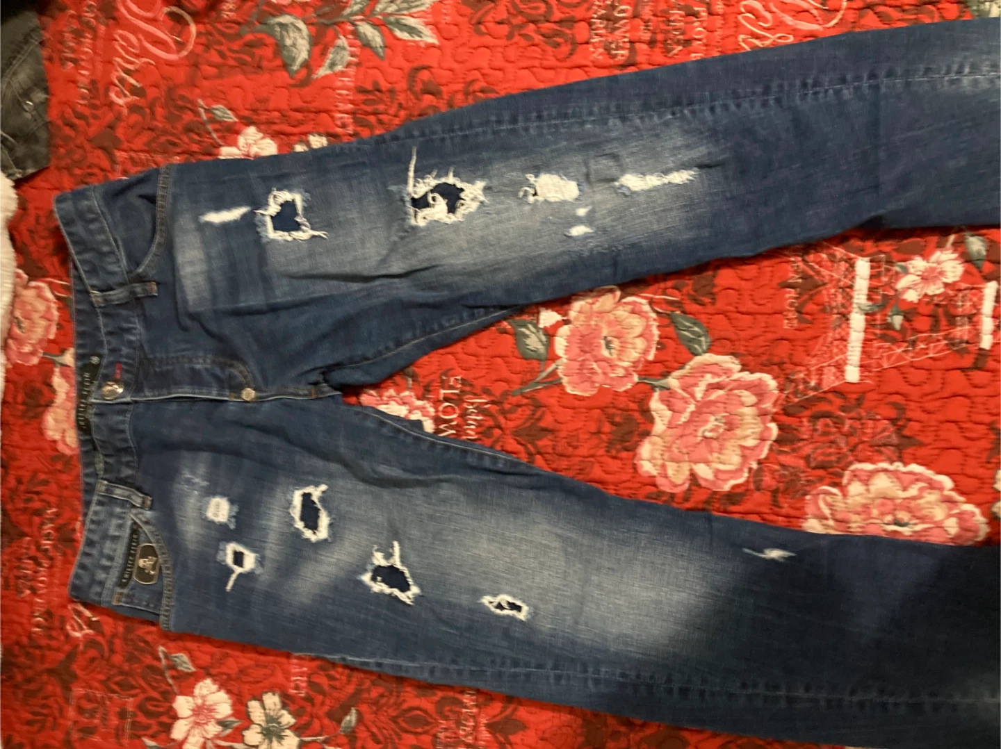 Philipp Plein Illegal Fight Club Super Straight Cut Jeans - photo 3