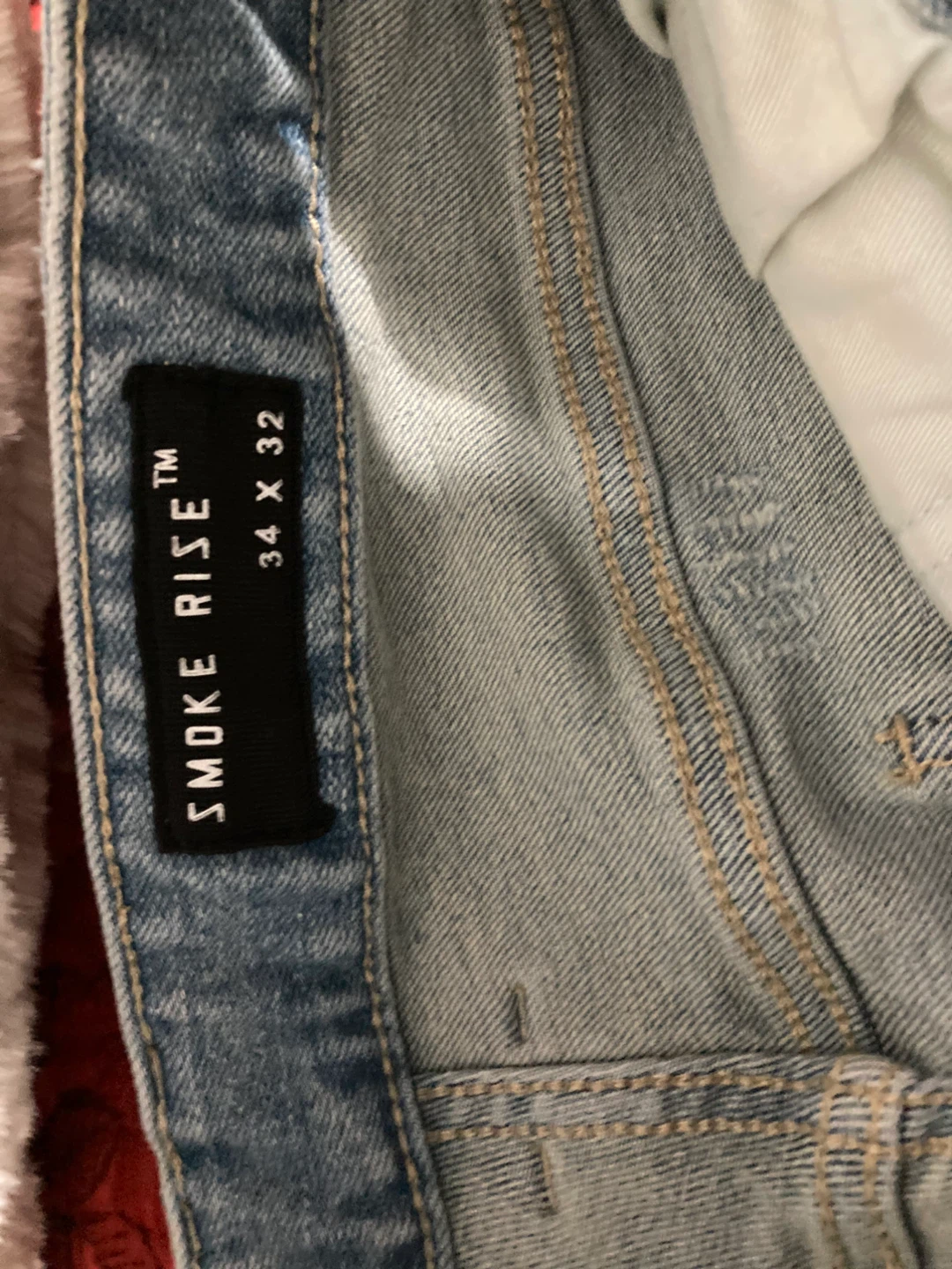 Smoke Rise Men's Light Wash Distressed Jeans - Size 34x32 - photo 2
