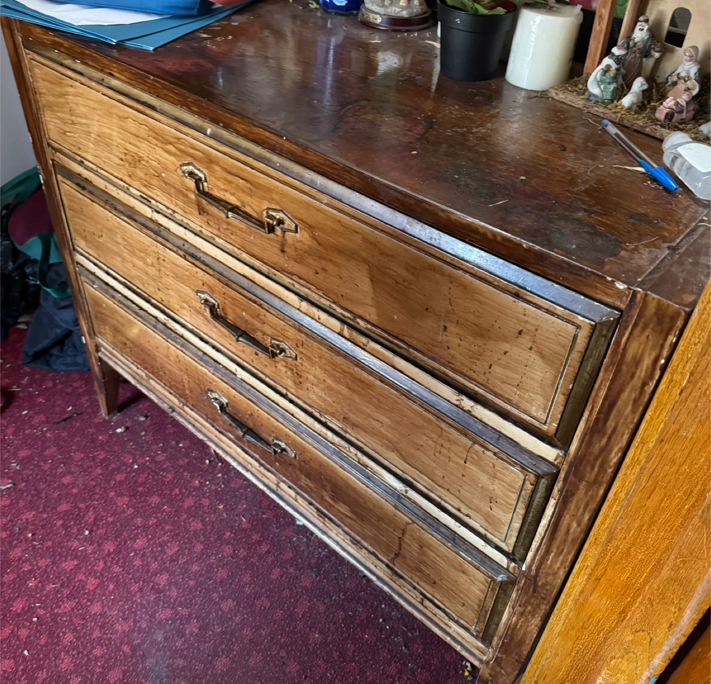 Wooden 3-Drawer Dresser - photo 4