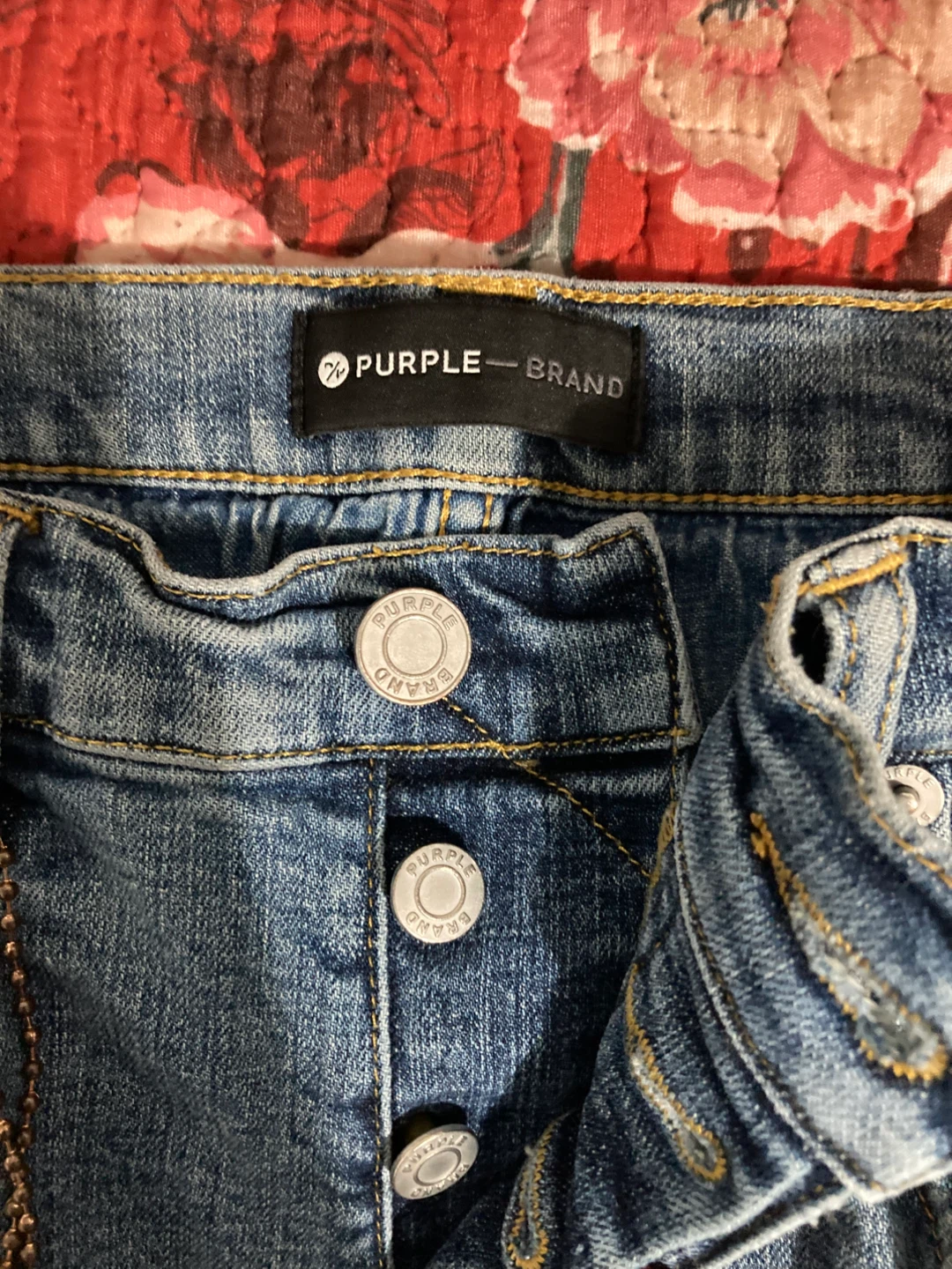Purple Brand Distressed Denim Jeans - photo 2