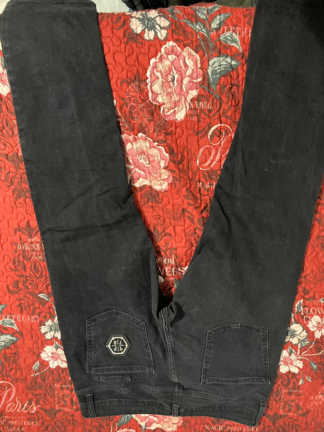Philipp Plein Super Straight Cut Jeans Black Size 34